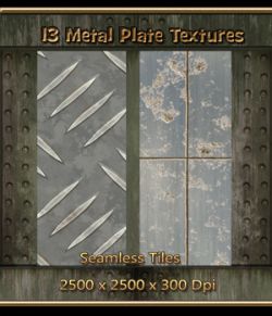 13 Seamless Metal Plate- Texture Tiles