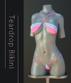 Teardrop Bikini For G3F