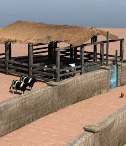 Shanty Town Buildings 2: Farm (for Poser)