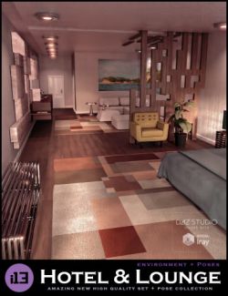 i13 Hotel and Lounge Environment with Poses