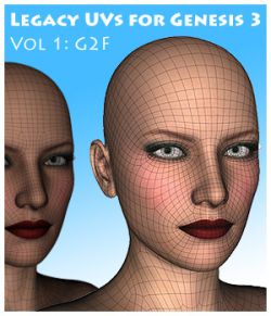 Legacy UVs for Genesis 3: G2F