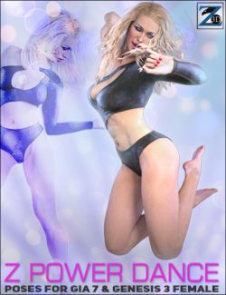 Z Power Dance - Poses for Gia 7 & Genesis 3 Female