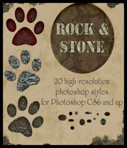 Rock and Stone Photoshop Styles