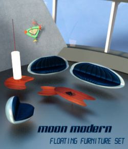 Moon Modern Floating Furniture Set