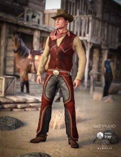 Cowboy Outfit for Genesis 3 Male(s)