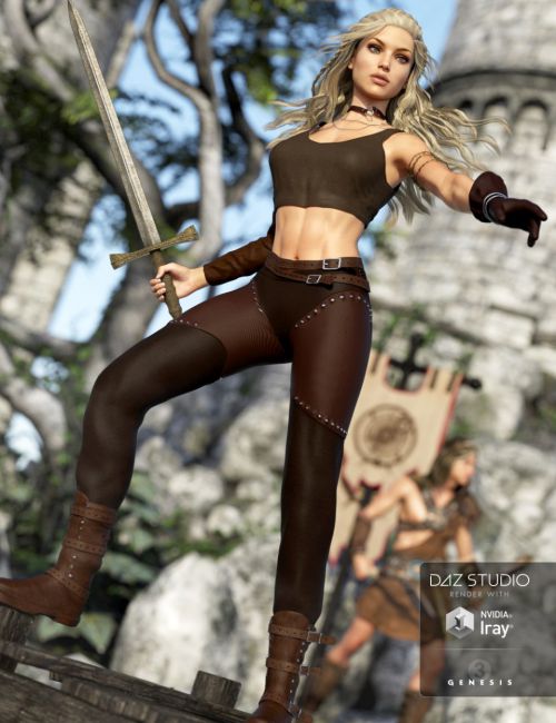 Adventure Girl Outfit for Genesis 3 Female(s)