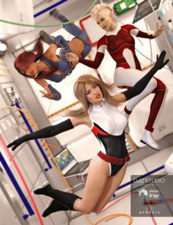 Zero-G Pinup Poses