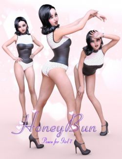 Honey Bun Poses for Girl 7