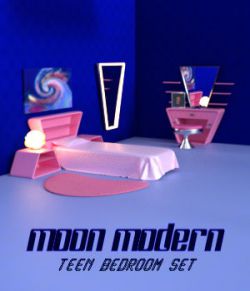 Moon Modern Teen Bedroom Set