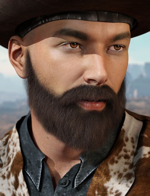 Whiskers for Genesis 3 Male(s)