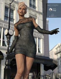 Femme Fatale Cocktail Dress for Genesis 3 Female(s)