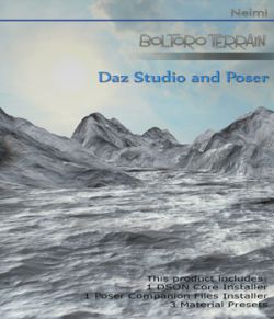 Boltoro Terrain  for Daz Studio and Poser