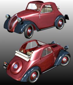 FIAT TOPOLINO ( POSER and .OBJ )