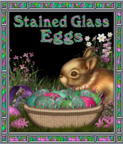 Stained Glass Mosaic Eggs