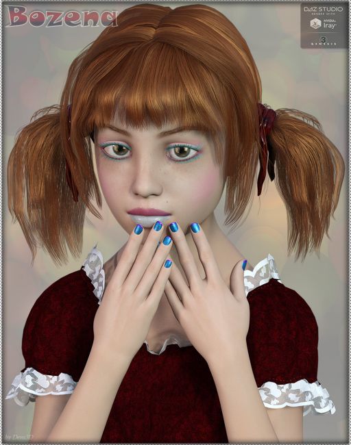 TDT-Bozena Iray for Genesis 3 Female | Characters for Poser and Daz Studio