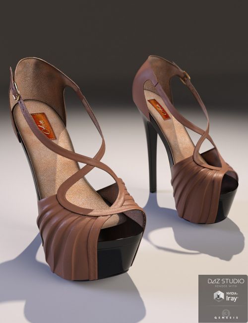 Ava High Heels for Genesis 3 Female(s) | 3d Models for Daz Studio and Poser