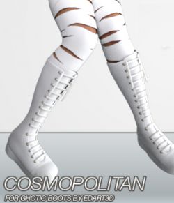 COSMOPOLITAN- Gothic Boots for G3F & Mangastic Satsuki