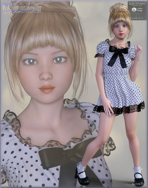 TDT-Tasha for Genesis 3 Female | Characters for Poser and Daz Studio