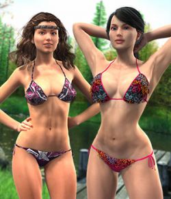 Breakwater Textures for G2F Frilly Triangle Bikini