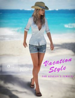 Vacation Style Set for Genesis 3 Female(s)