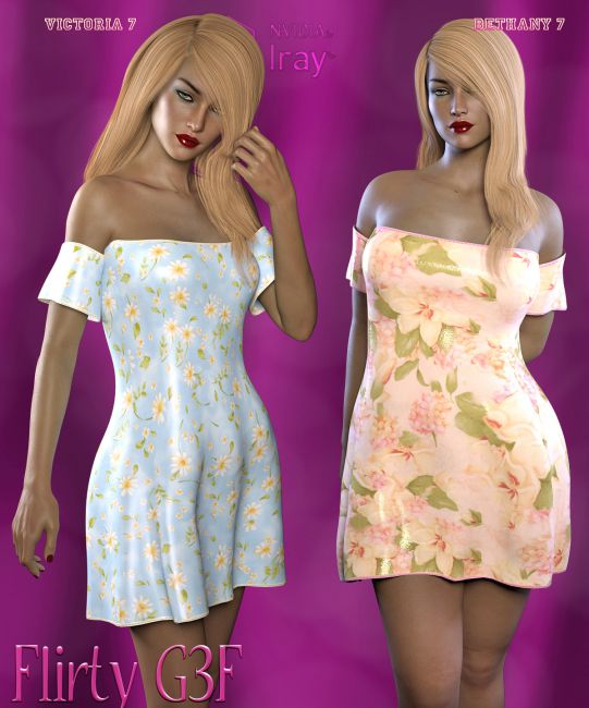 Click here to see preview images for "Flirty G3F" Flirty G3F