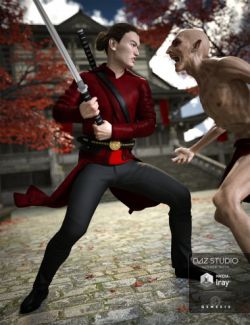 Vampire Hunter Outfit for Genesis 3 Male(s)