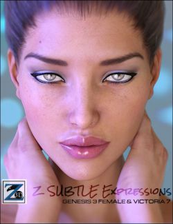 Z Subtle Expressions for Genesis 3 Female & Victoria 7