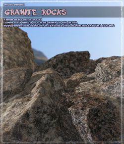 Photo Props: Granite Rocks