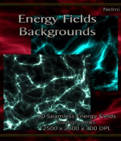 20 Seamless Energy Fields Backgrounds