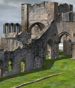 Abbey In Ruins: Monastery (for DAZ Studio)