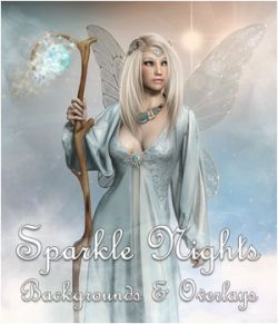 Sparkle Nights Backgrounds & Overlays