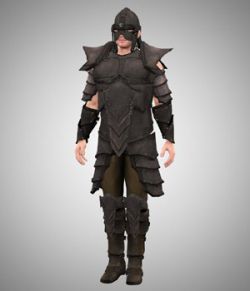 Leather Armor (M4) (for Poser)