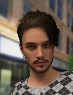 Killian Hair for Genesis 3 Male(s)