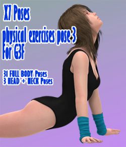 X7 Poses physical exercises pose 3 For G3F