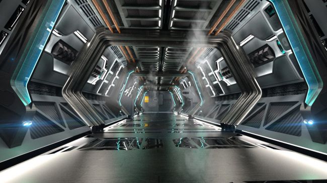 Spaceship Corridor | 3d Models for Daz Studio and Poser