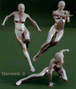 Superhero Poses for Genesis 2 & Victoria 6