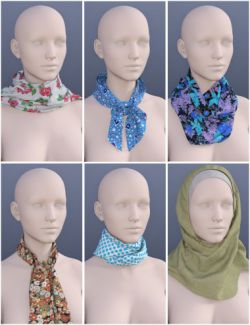 Scarves for Genesis 3 Female(s)