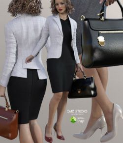 Business Outfits Package for Genesis 3 Females