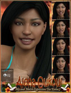 Aloha Oukou Mix and Match Expressions for Kalea 7 and Genesis 3 Female(s)