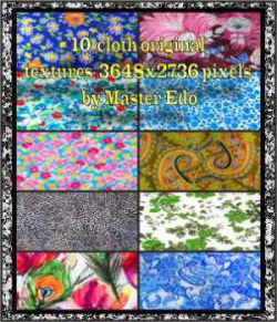 10 original Cloth textures by MasterEdo