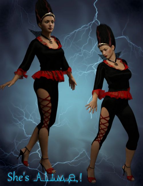 Click here to see preview images for "MadBride Outfit for Genesis 3 Female(s)" MadBride Outfit for Genesis 3 Female(s)