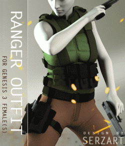 Ranger Outfit for Genesis 3 Female