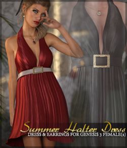 Summer Halter Dress G3F