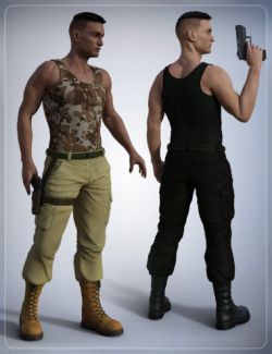 Tactical Pants for Genesis 3 Male(s)