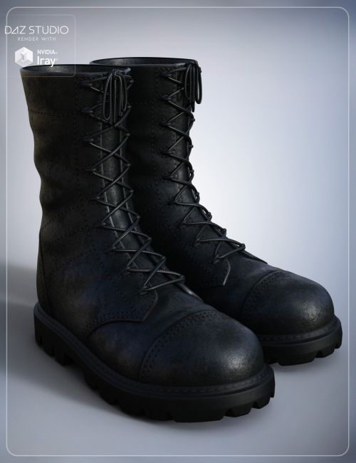 Tactical Boots for Genesis 3 Male(s) | 3d Models for Daz Studio and Poser