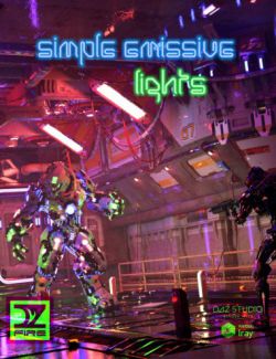 Simple Emissive Light Shaders for Iray