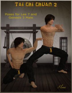 Tai Chi Chuan Poses for Lee 7 and Genesis 3 Male