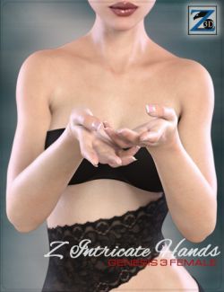 Z Intricate Hands for Genesis 3 Female(s)
