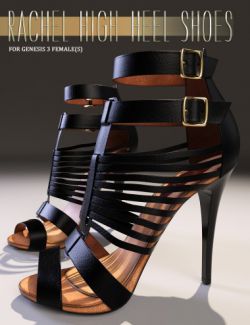 Rachel High Heels for Genesis 3 Female(s)