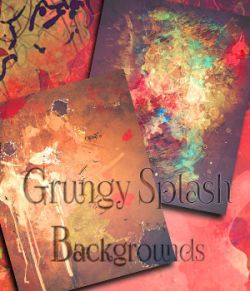 Grungy Splash Backgrounds